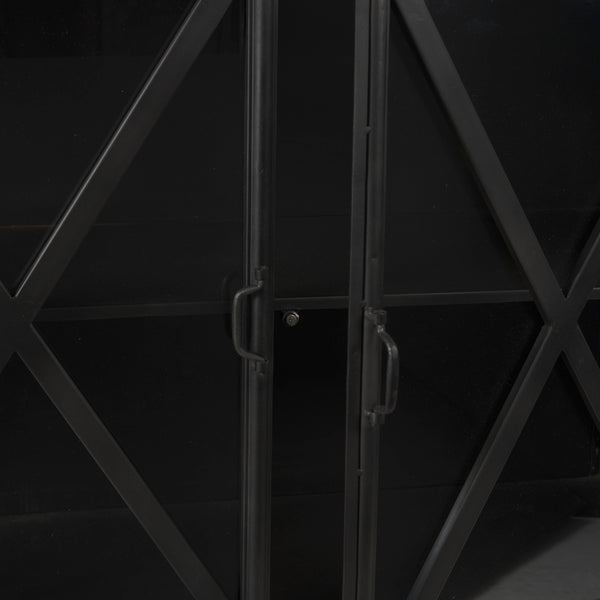Poppy Black Metal Sideboard