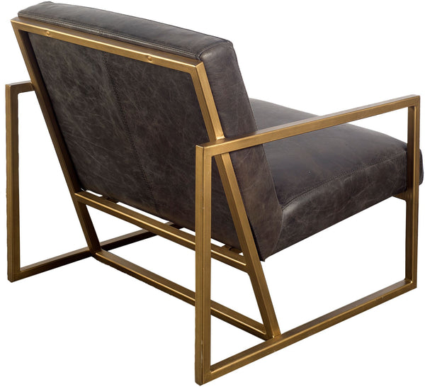 Armelle Leather Accent Chair