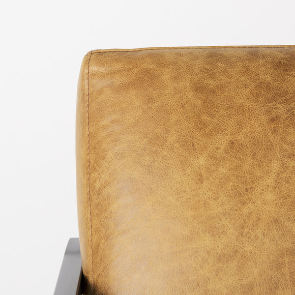 Armelle Leather Accent Chair