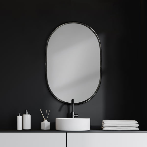 Sylvia Wall Mirror - Black