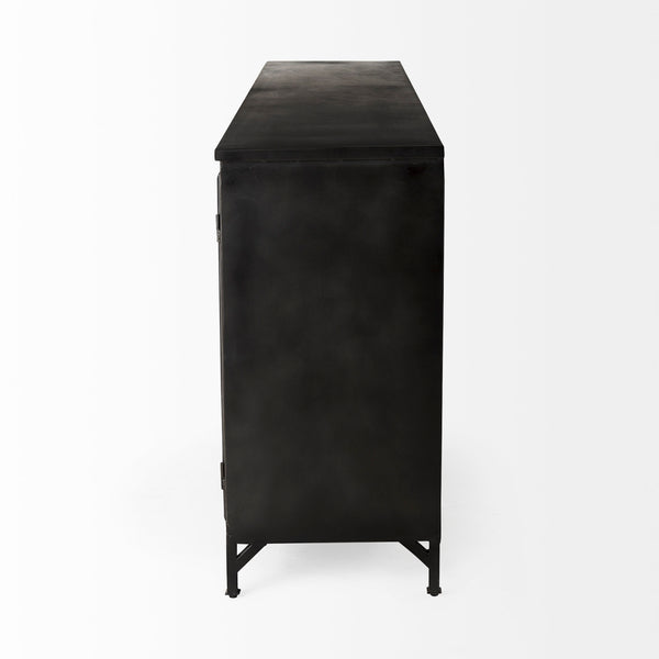 Poppy Black Metal Sideboard