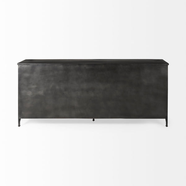 Poppy Black Metal Sideboard