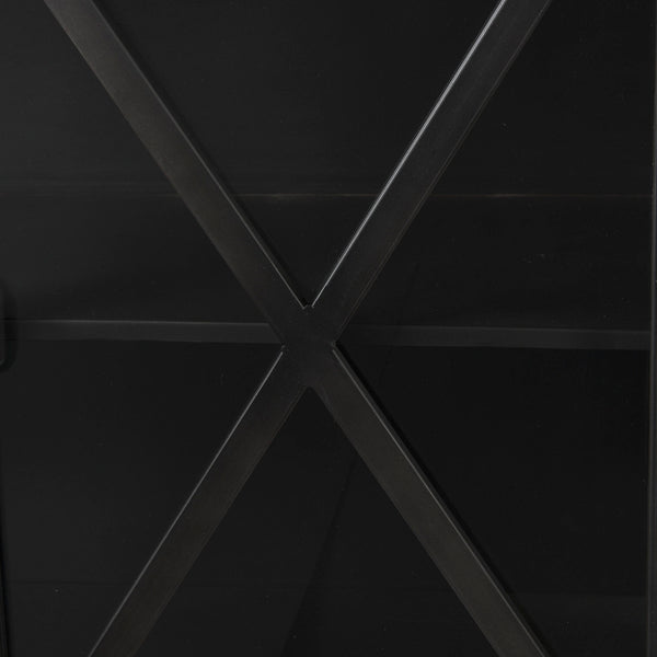 Poppy Black Metal Sideboard