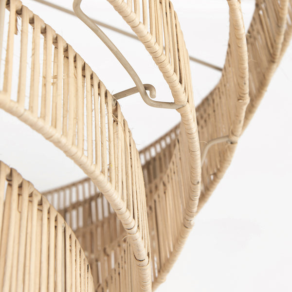 Marimba Natural Cane 6 Tier Chandelier