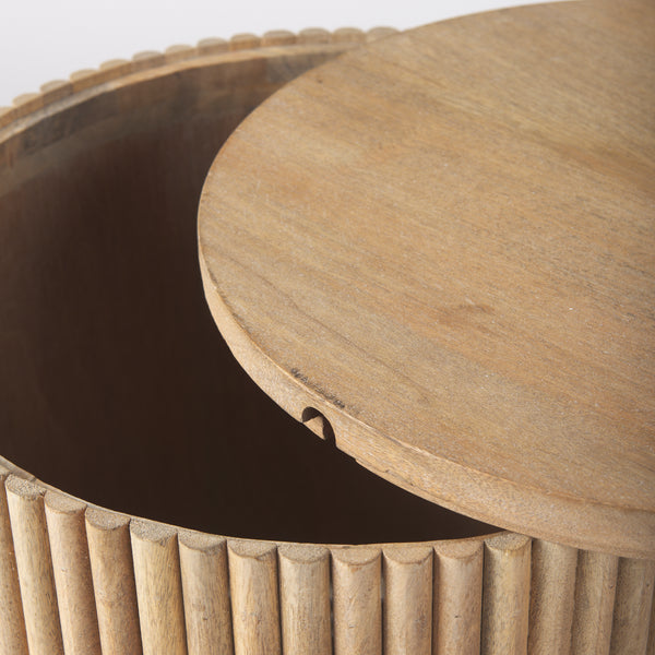 Terra Fluted Side Table