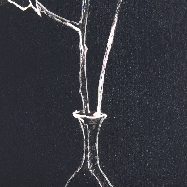 Ikebana Dark I & II Canvas Series - Set Of Two