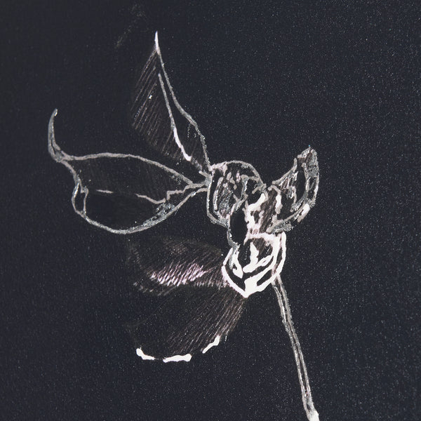 Ikebana Dark I & II Canvas Series - Set Of Two