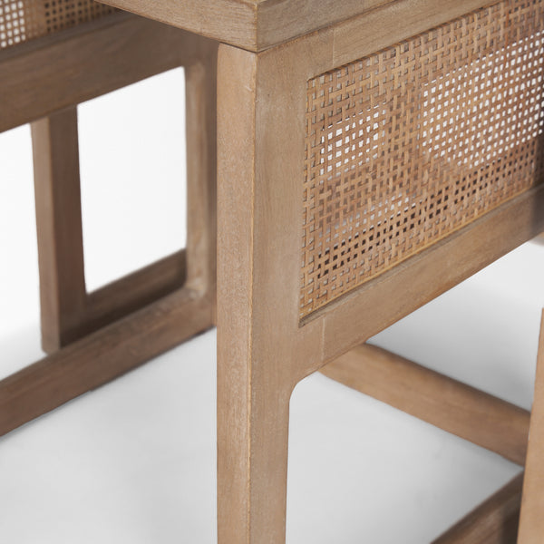 Grier Nesting Tables - Light Brown Wood