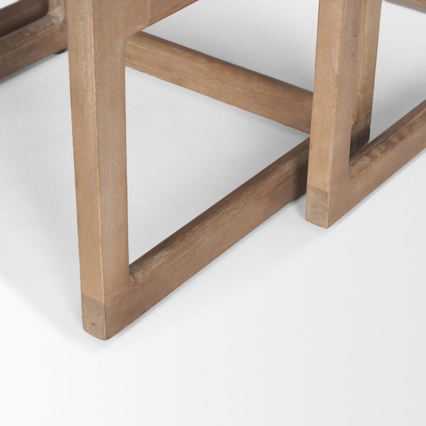 Grier Nesting Tables - Light Brown Wood