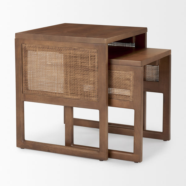 Grier Nesting Tables - Medium Brown