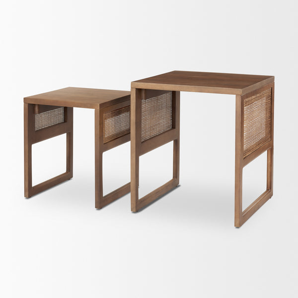 Grier Nesting Tables - Medium Brown