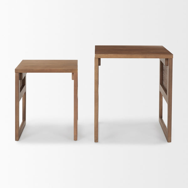 Grier Nesting Tables - Medium Brown