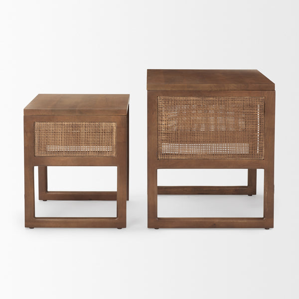 Grier Nesting Tables - Medium Brown