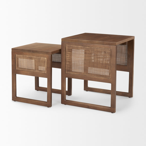Grier Nesting Tables - Medium Brown
