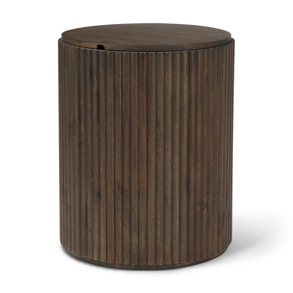 Terra Fluted Side Table