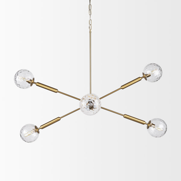 Britton Gold Metal Chandelier