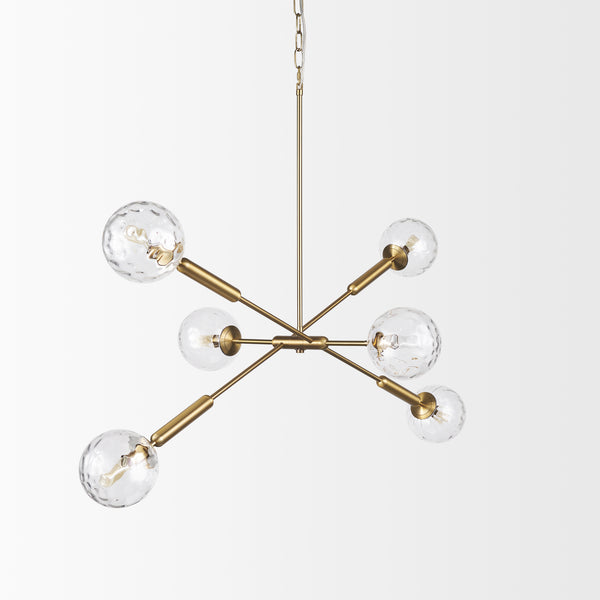 Britton Gold Metal Chandelier