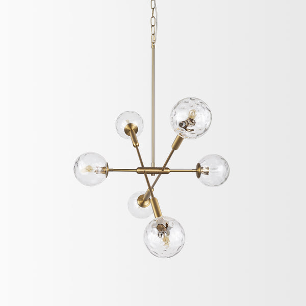 Britton Gold Metal Chandelier
