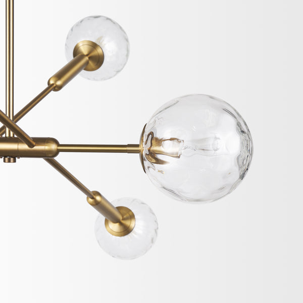 Britton Gold Metal Chandelier