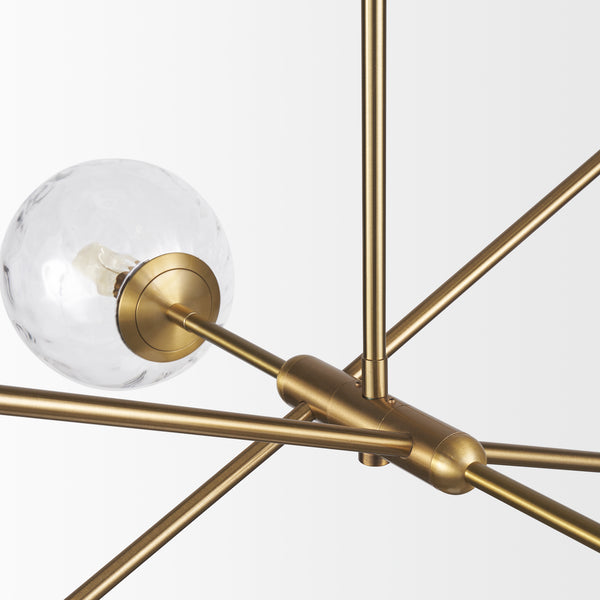 Britton Gold Metal Chandelier