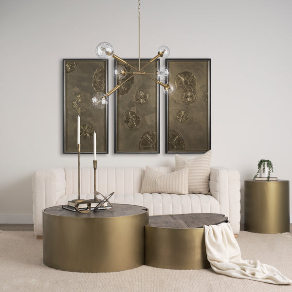 Britton Gold Metal Chandelier