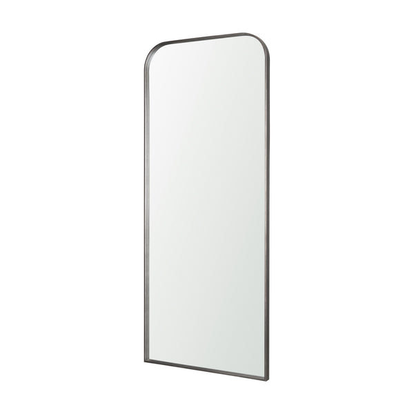 Tamira Brushed Gunmetal Arched Mirror
