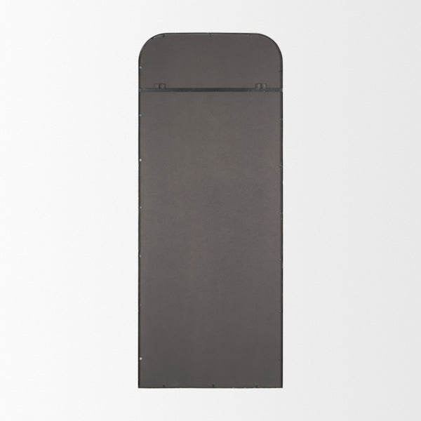 Tamira Brushed Gunmetal Arched Mirror