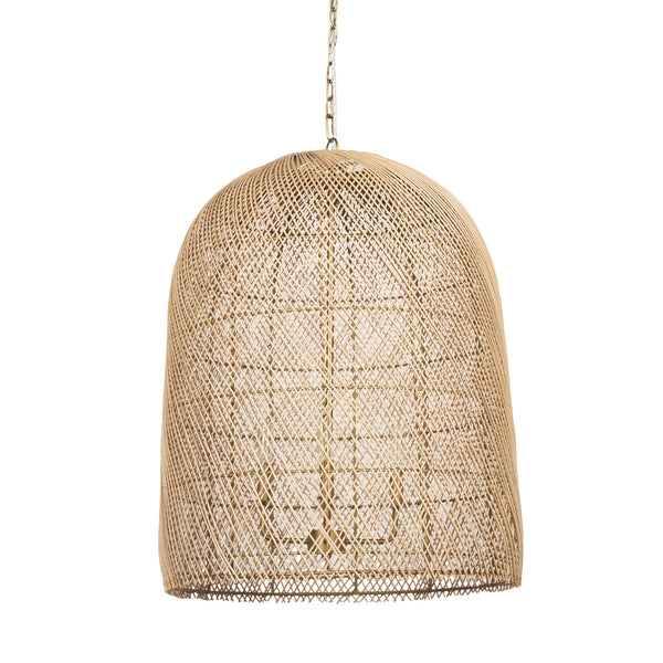 Thad Natural Woven Rattan Chandelier