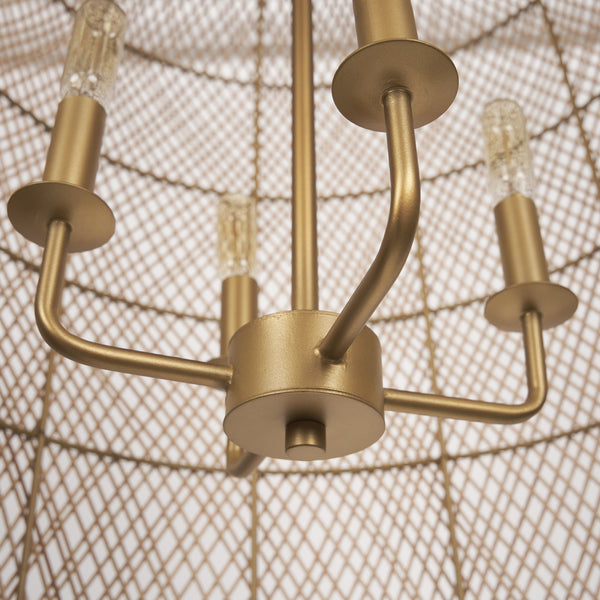 Thad Natural Woven Rattan Chandelier