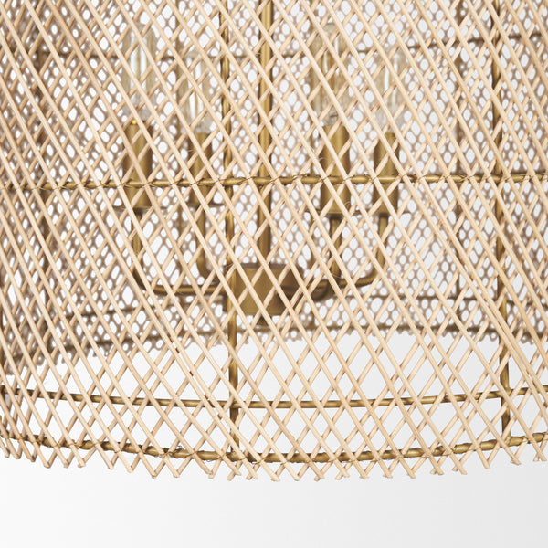 Thad Natural Woven Rattan Chandelier