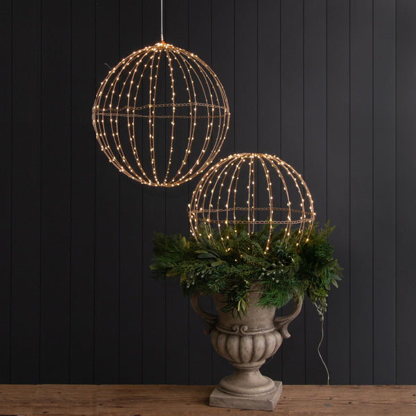 Led Foldable Light Spheres - Set of 2