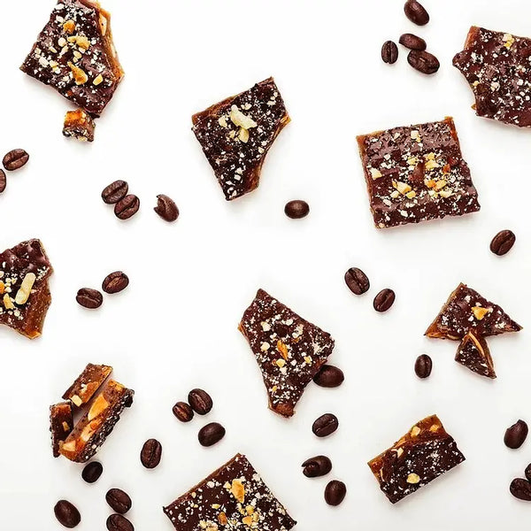 Almond Butter Crunch Dark Chocolate Toffee