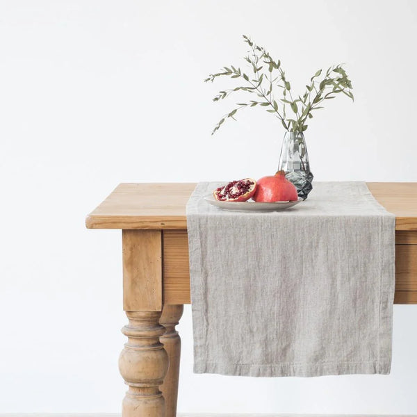 Linen Table Runner - Natural