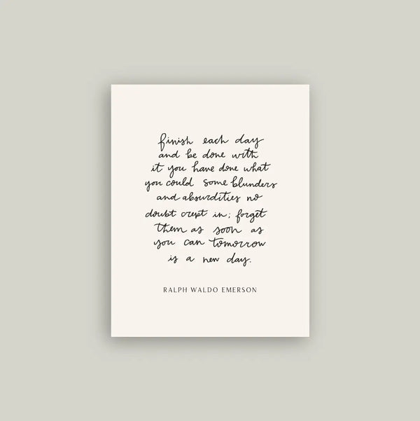 Finish Each Day Antique Artist Board