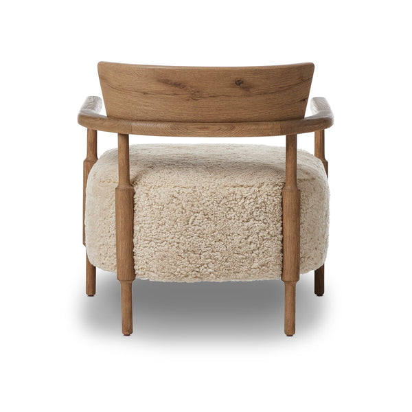 Bennett Chair - Beige Shearling