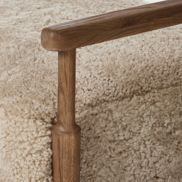 Bennett Chair - Beige Shearling