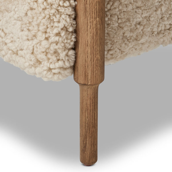 Bennett Chair - Beige Shearling