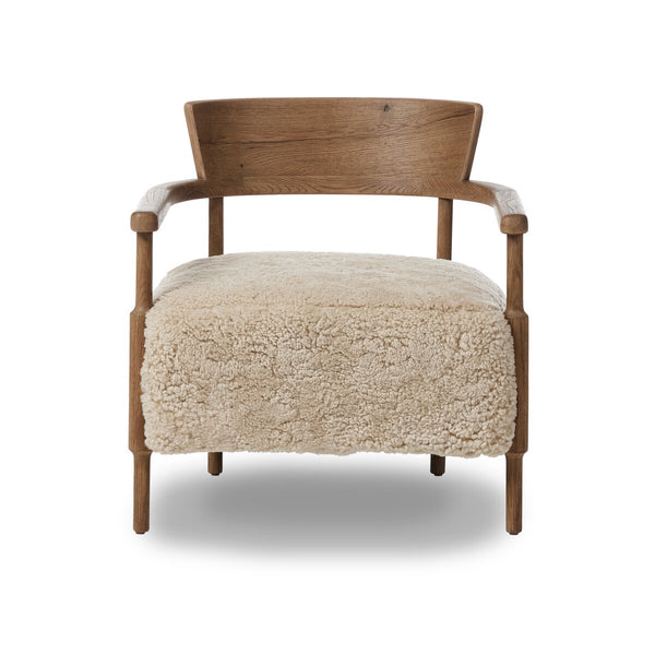 Bennett Chair - Beige Shearling