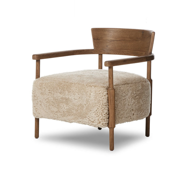 Bennett Chair - Beige Shearling