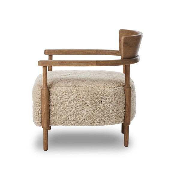 Bennett Chair - Beige Shearling