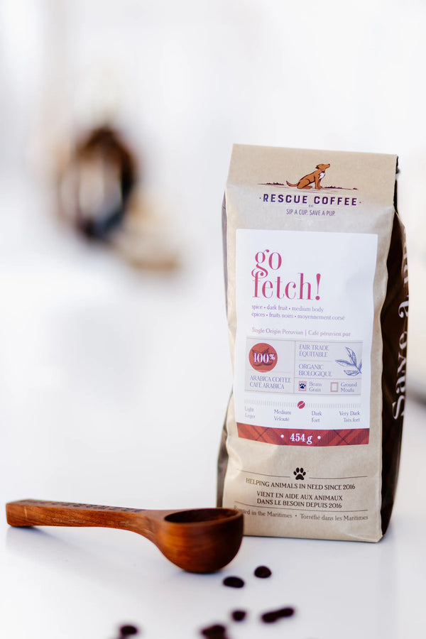 Go Fetch! | Medium-Dark Roast | 1lb Bag | Organic Coffee | Whole Bean