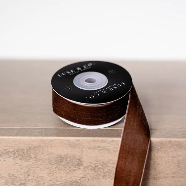 Brown Velvet Ribbon