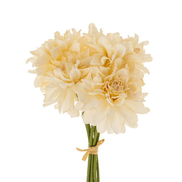 Dahlia Flower Bouquet - Champagne
