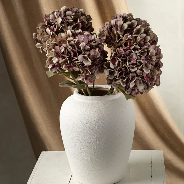 Faded Hydrangea Stem - Purple