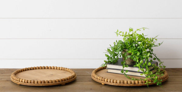 Round Beaded Tray