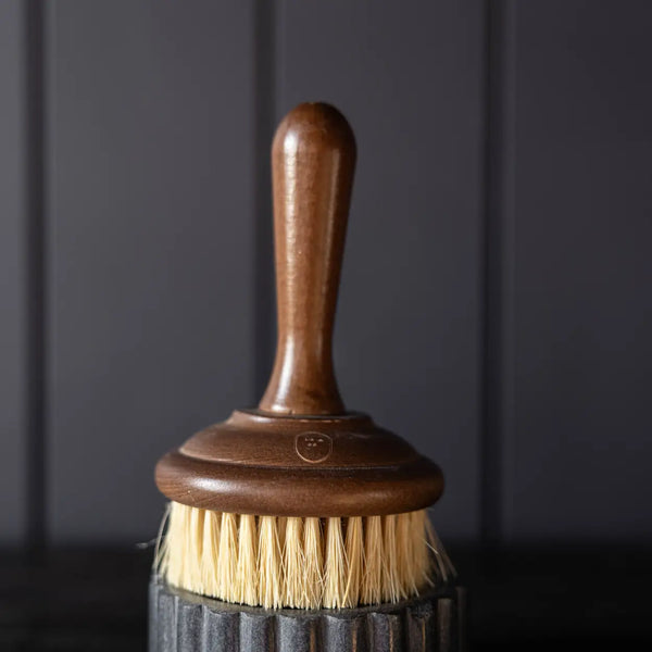 Fluted Soap Dish - Black Marble