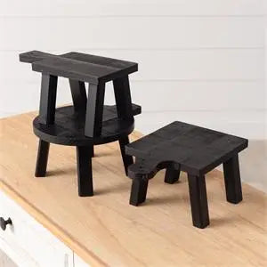 Black Mini Wood Riser