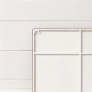 Metal Wall Hanging - White Floral Painting