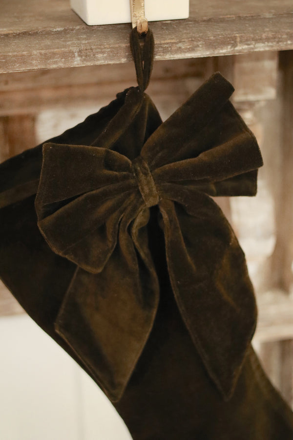 Velvet Bow Clip