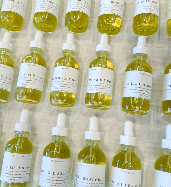24K Gold Luxurious Body Oil